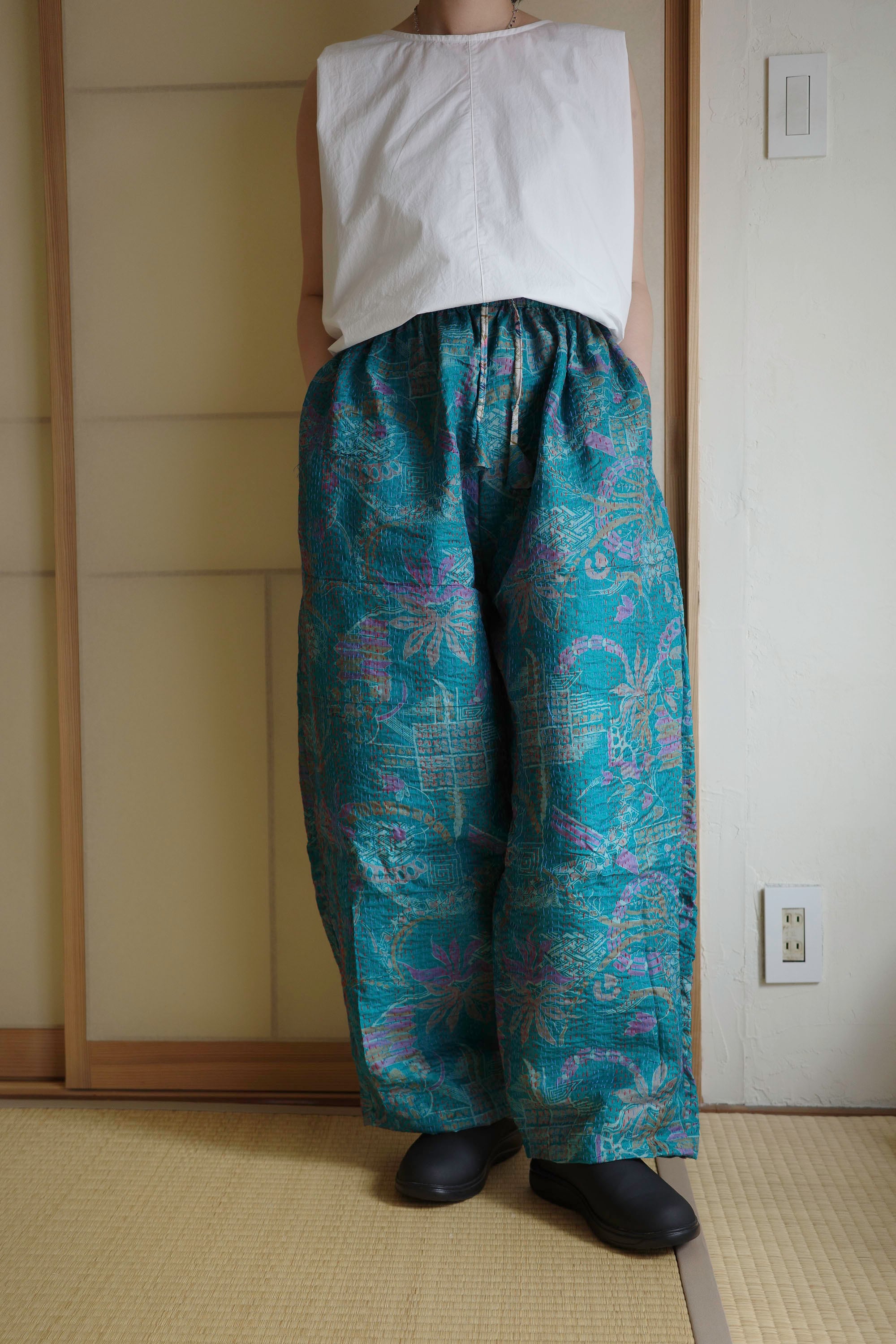 SOMO kantha silk pants