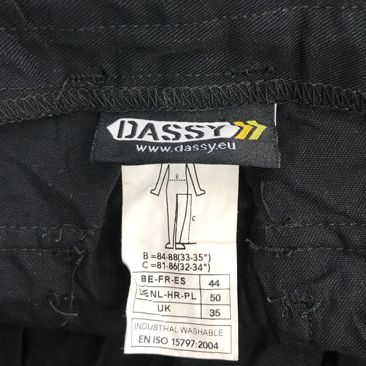 DASSY ワークパンツ W34 カーゴパンツ ブラック 古着卸アメリカ仕入 ...