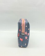 ポケットティッシュケース付き　スクエアポーチ　メンダコ　めんだこ　深海｜とりさん工房ーかわいいハンドメイドポーチ