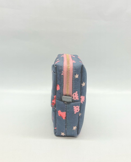 ポケットティッシュケース付き　スクエアポーチ　メンダコ　めんだこ　深海｜とりさん工房ーかわいいハンドメイドポーチ