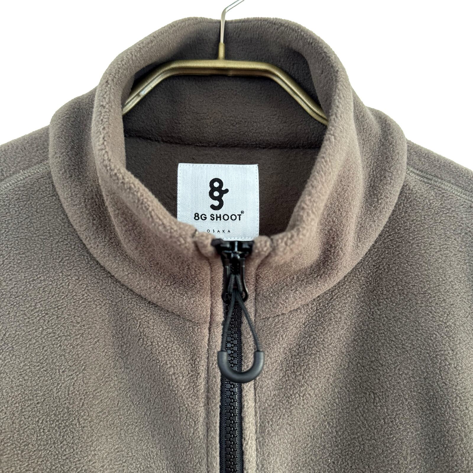 8G FLEECE JACKET -KHAKI BROWN- | 8G SHOOT WEBSTORE