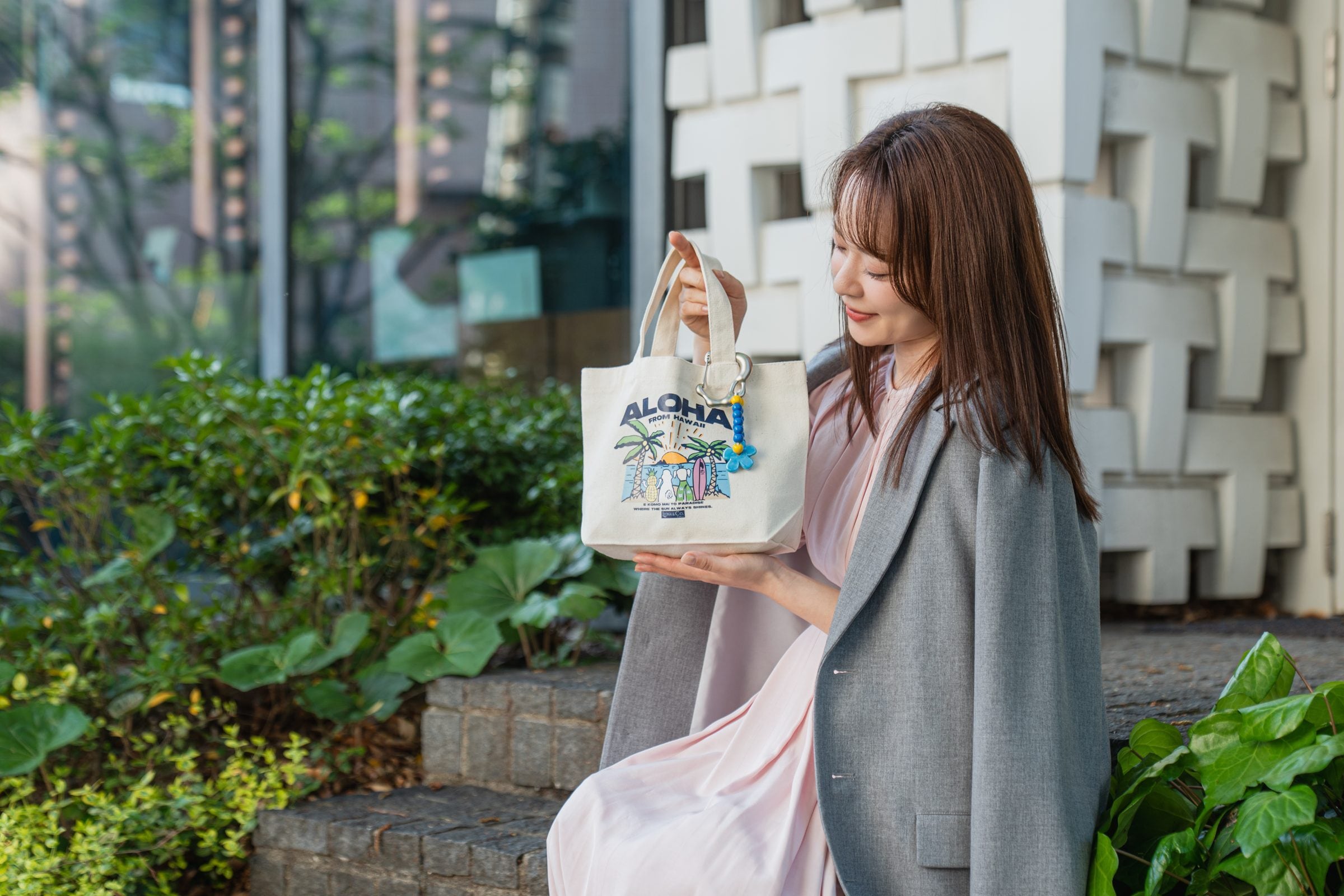 アロハミニトートバッグ | Leona&Co.