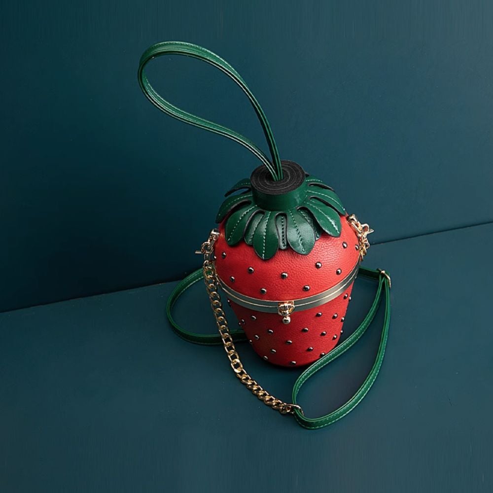 完熟いちごを一粒。ハンド&ショルダーバッグ E00262 | EMMA GRAND