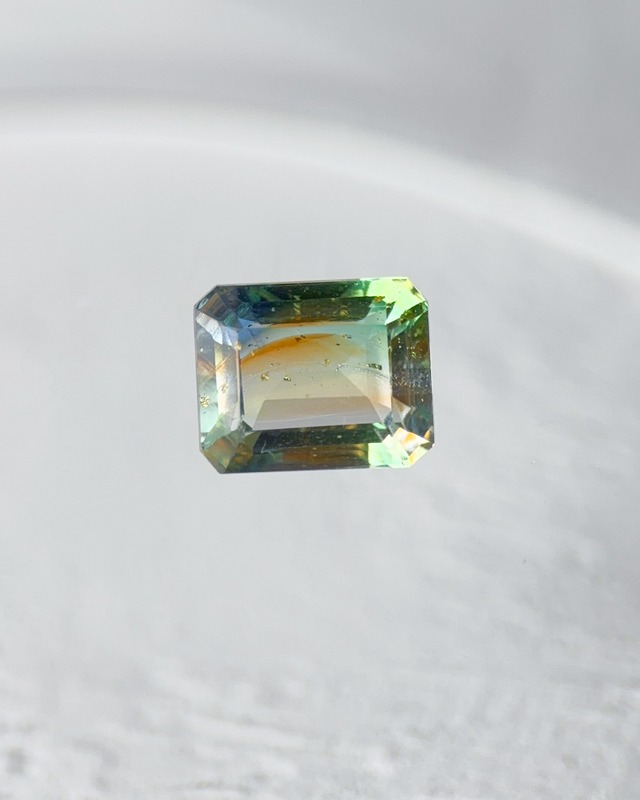 オクタゴン 10×8mm　#66【硝子の宝石】箔入