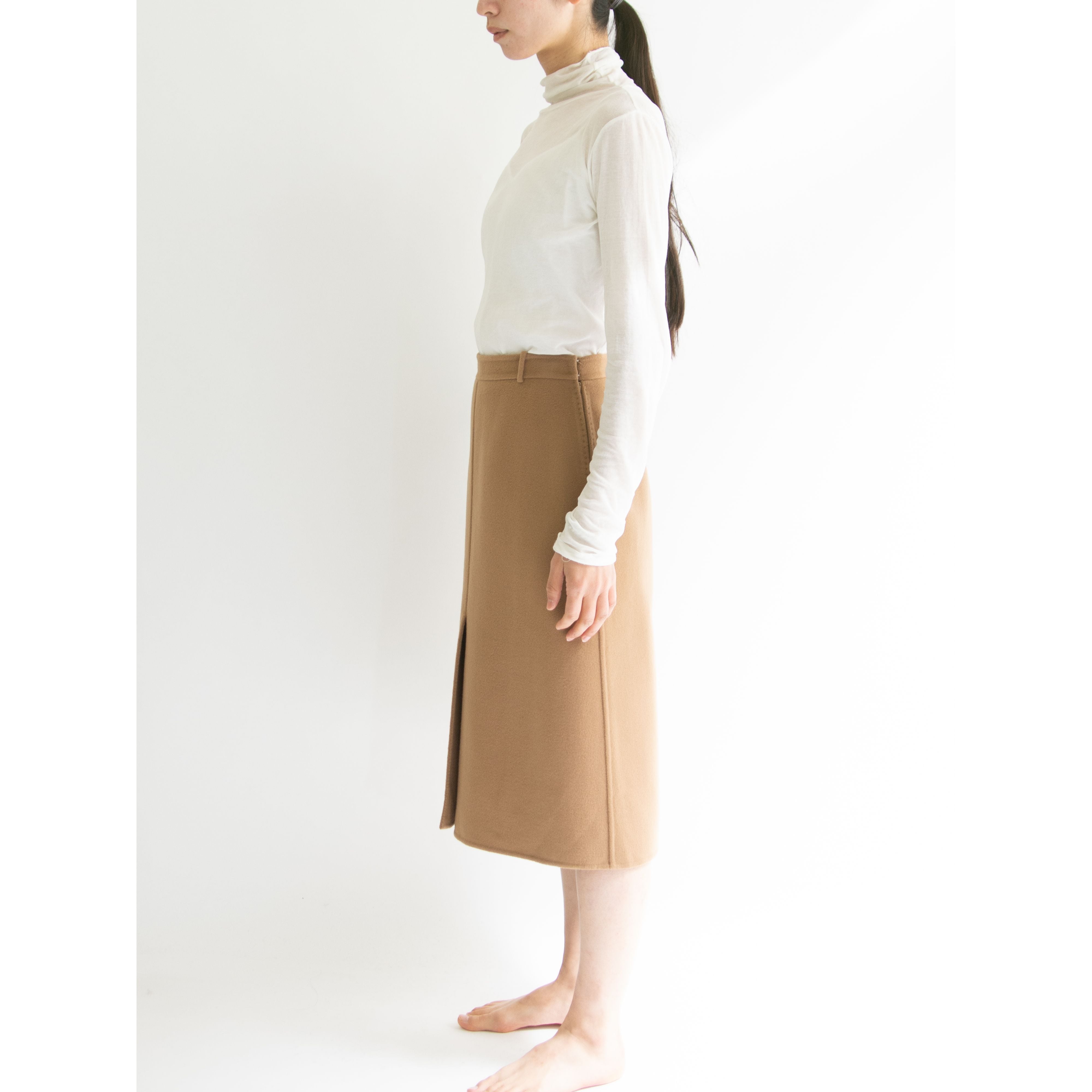 【KAMANTA】Hand Made in Italy 70's Wool-Cashmere Doubleface Skirt（カマンタ  イタリア製ウールカシミヤ ダブルフェイススカート） | MASCOT/E powered by BASE
