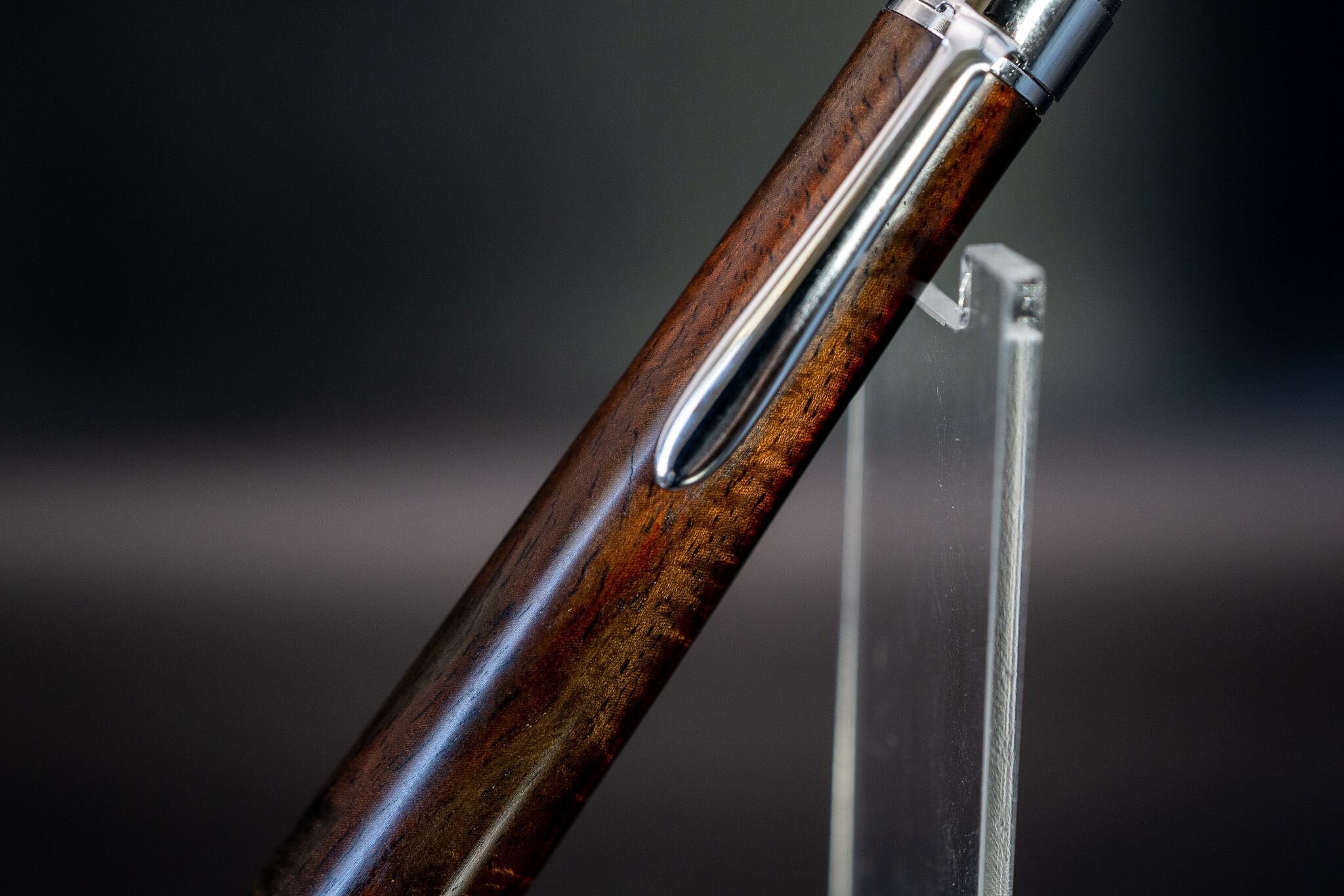 【21世紀最高峰の材】サイアミーズローズウッド マイクロカーリー 特上 silver BP