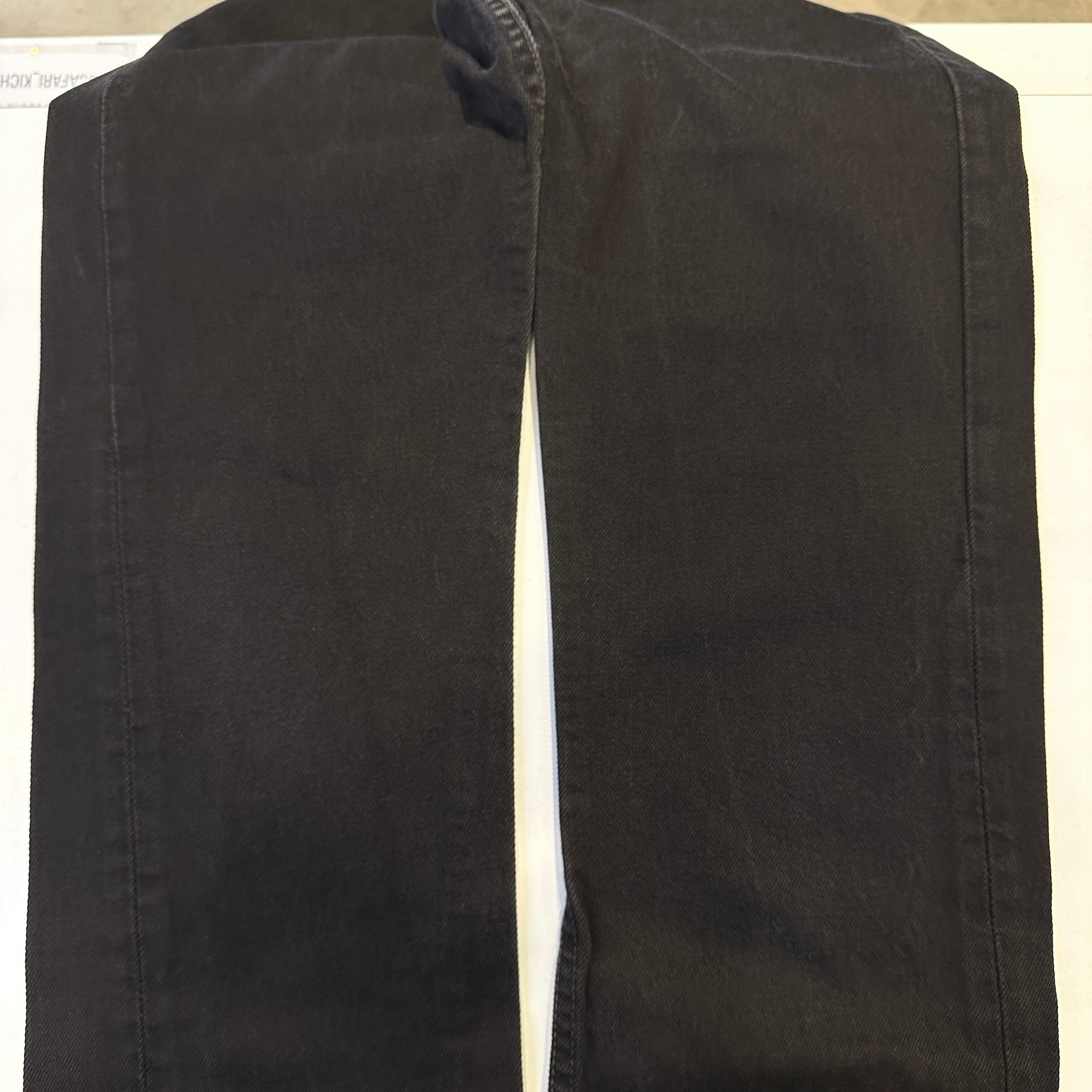 LEVI'S 501 DENIM PANT 後染めBLACK 実寸W26 L32.5 | safarionline