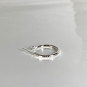THIN HOOP raised by wolves [LARGE] / シンフープピアス レイズド バイ ウルヴス L