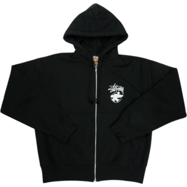 Size【L】 STUSSY ステューシー 25SS STOCK LONDON ZIP HOOD BLACK