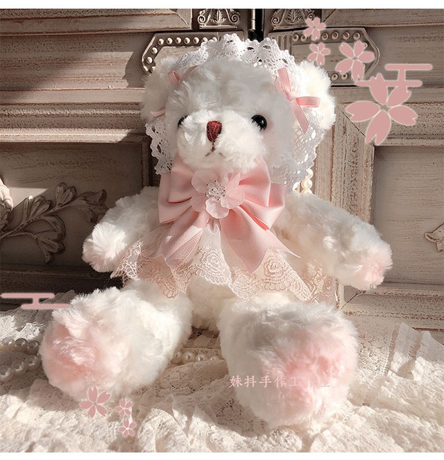 さくらテディベア ショルダーバッグ 病みかわ ゆめかわ クマ 地雷系 量産型 パールチェーン Cozy Style