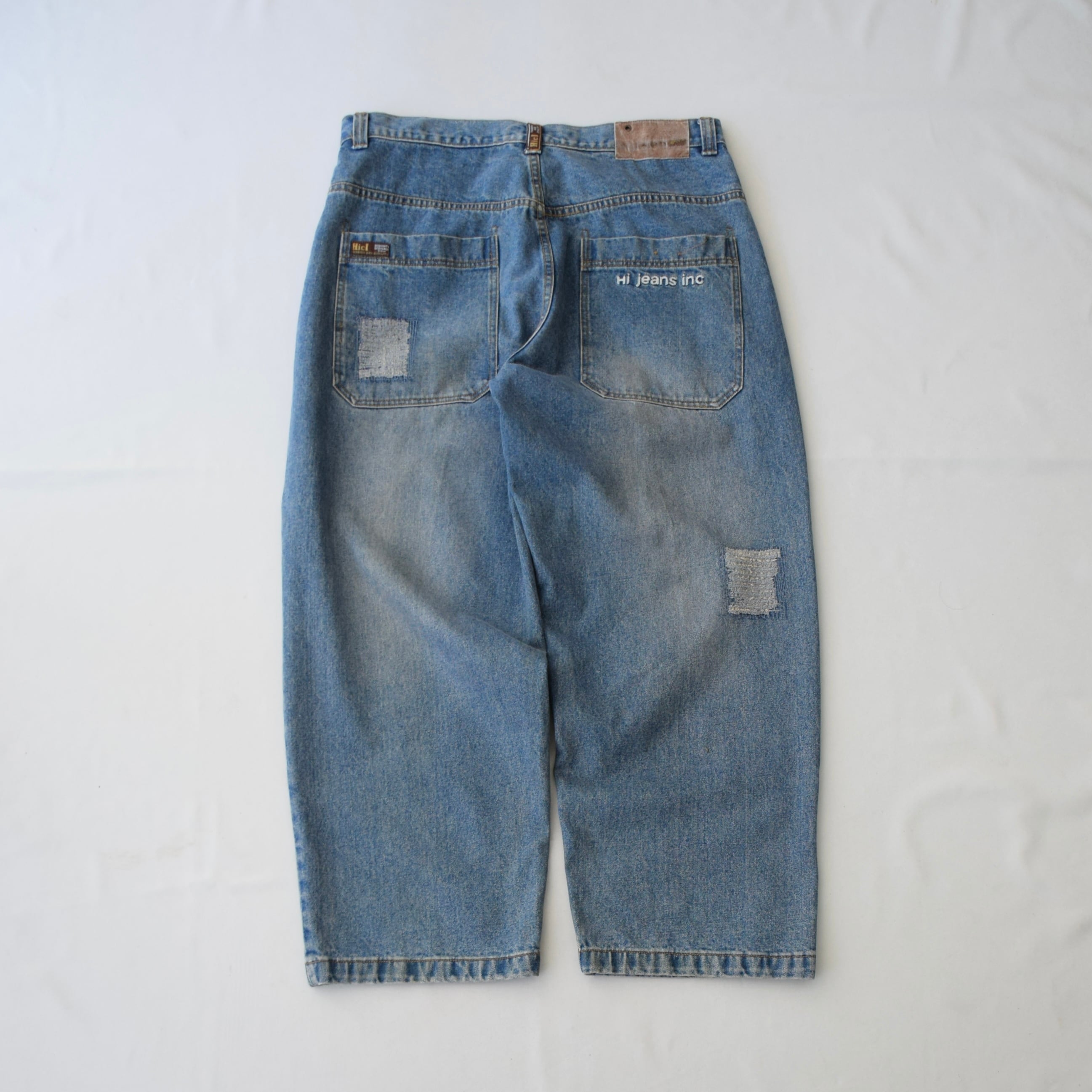 00's Hicl ワイドデニムパンツ メンズ W39 L30 ブルー バギーパンツ