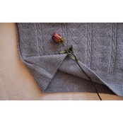 フラワー刺繍ケーブルニット Y0032