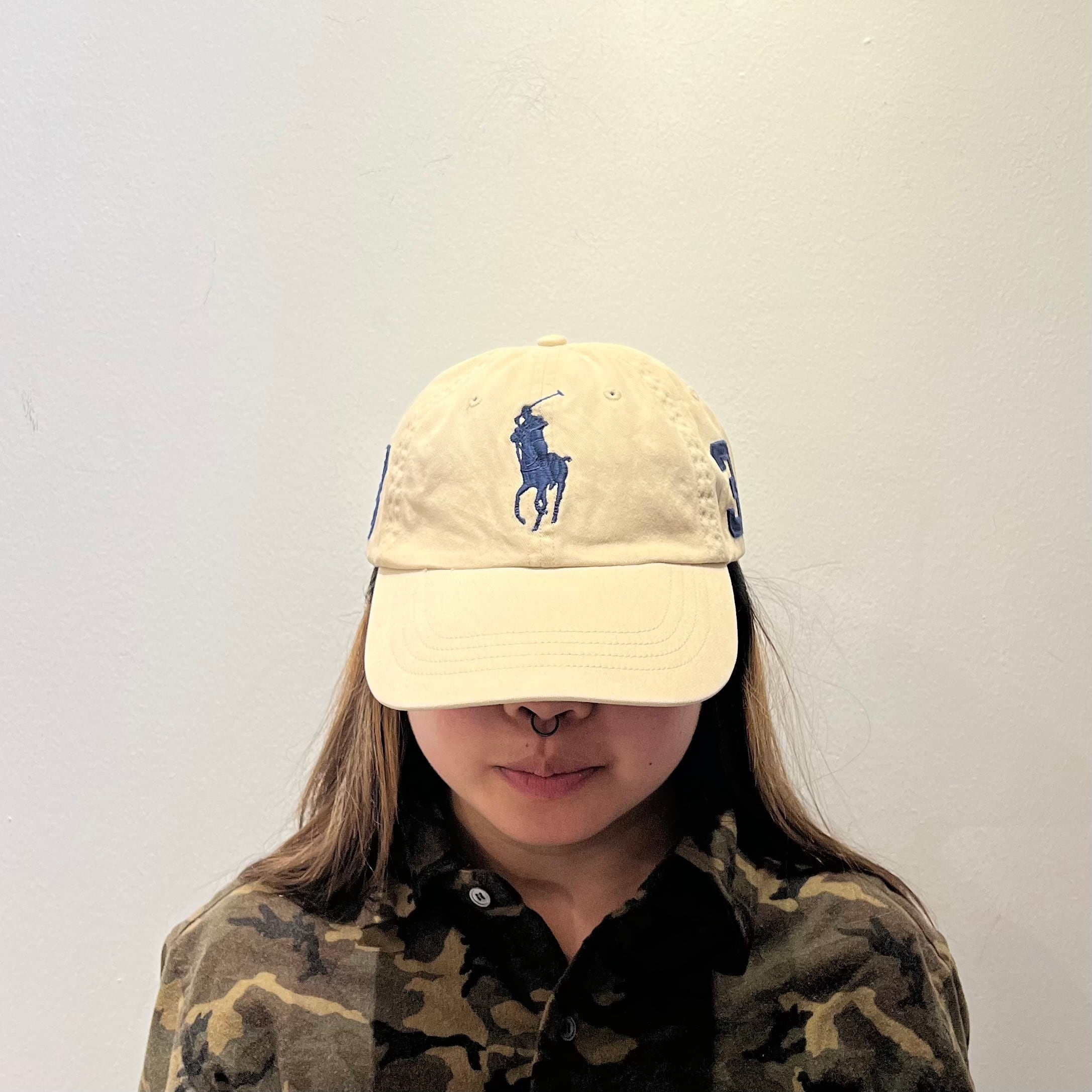 Polo Ralph Lauren/ポロラルフローレン ビッグポニー キャップ 00年代