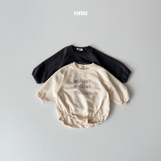 [即納12ｍ]≪ONU≫Angela Raglan Suit charcoal (baby)50