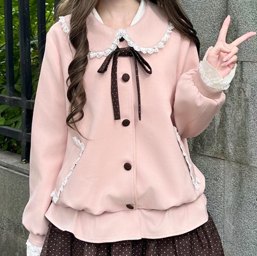 ゆめかわ♡ピンクフリルジャケット　jya24