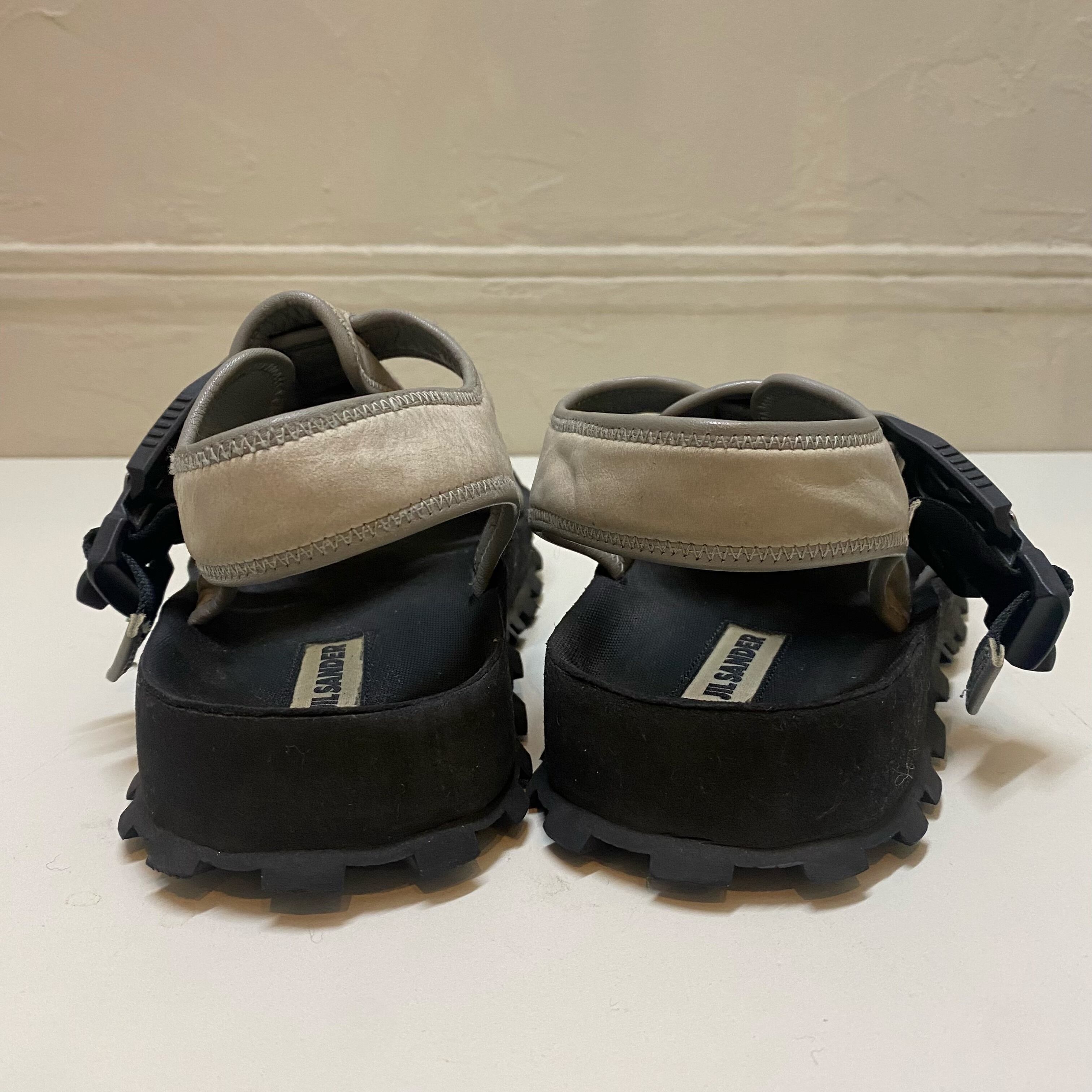 JIL SANDER ジルサンダー SUEDE SANDALS スエードレザー サンダル 
