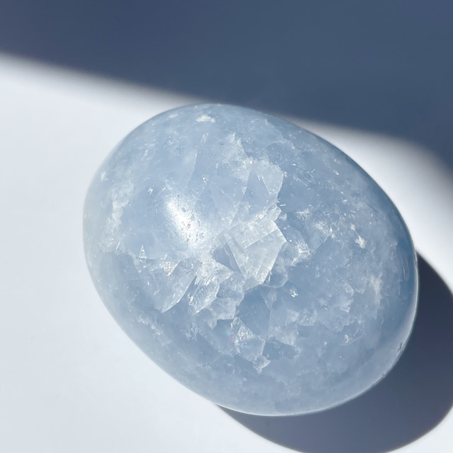 セレスタイト パームストーン13◇ Celestite ◇ 天然石・鉱物・パワーストーン