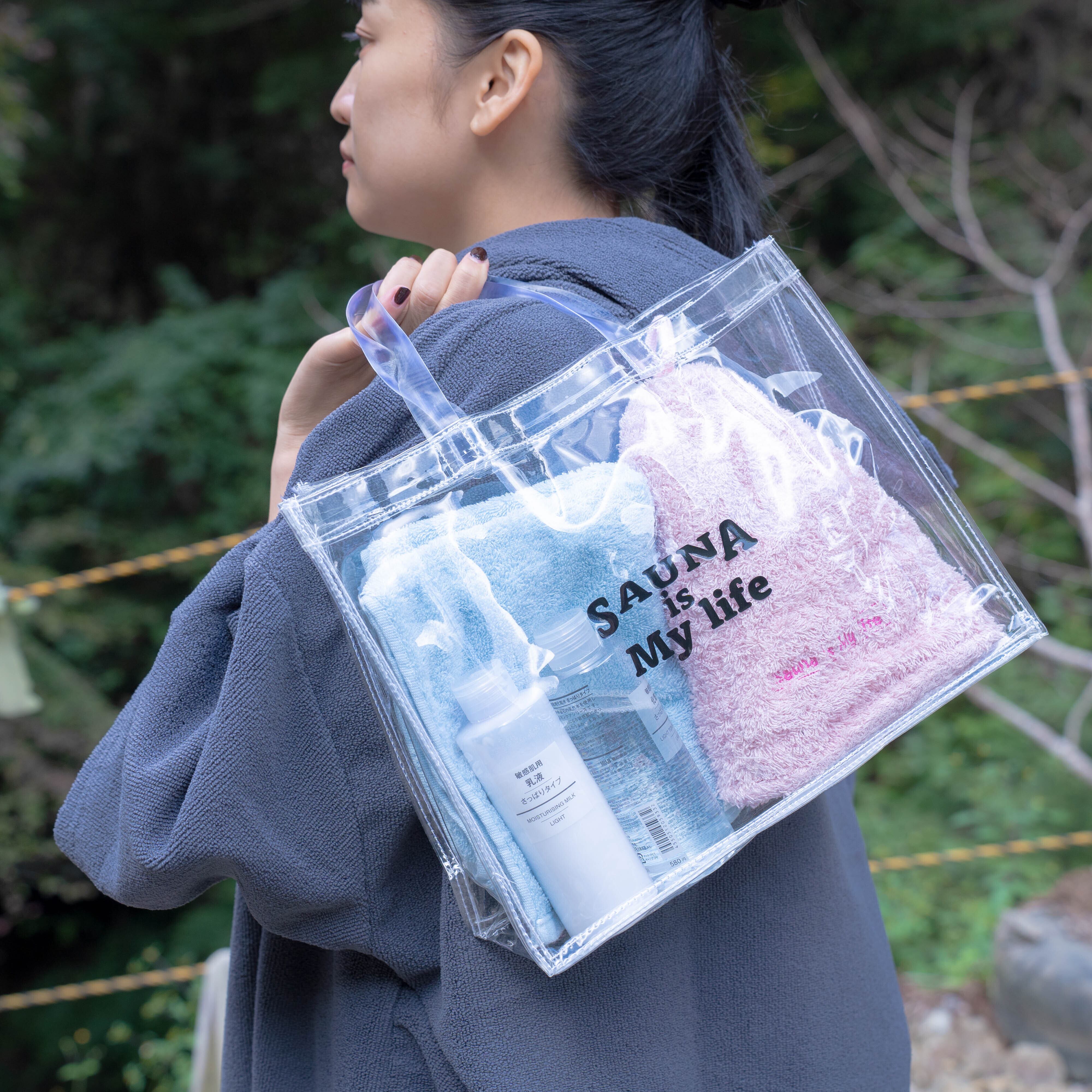 透明ビニールバック | サウナイズマイライフ/Sauna is My life