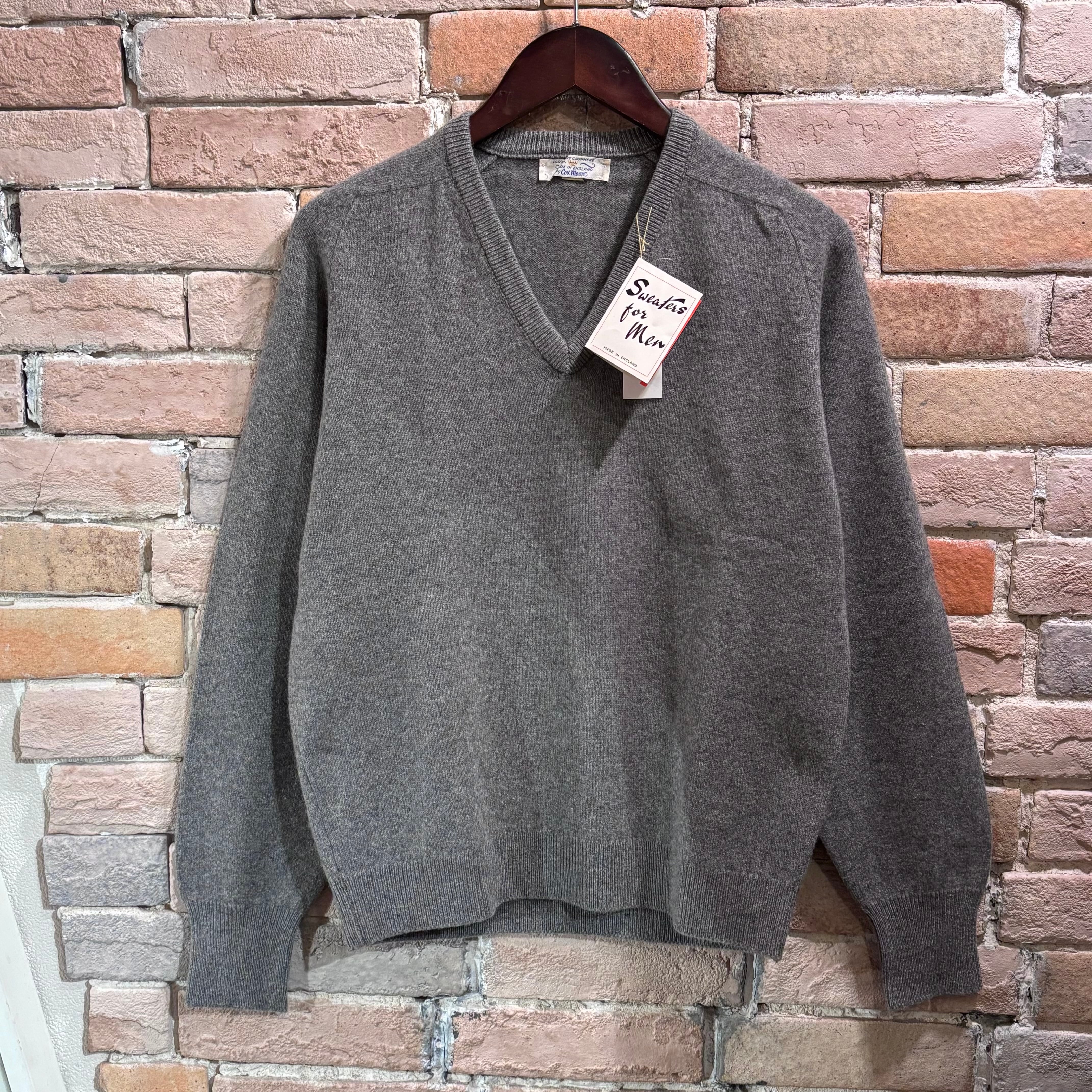 Ballantyne サイズ40 2plyカシミヤ Vネックネックニット イエロー