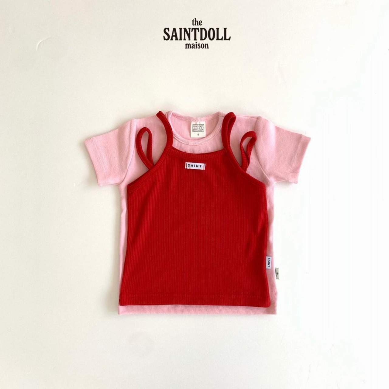 [SAINTDOLL] Maison Dujul Sleeveless (JS/JM/JL) / [세인트돌] 메종두줄나시 (JS/JM/JL)