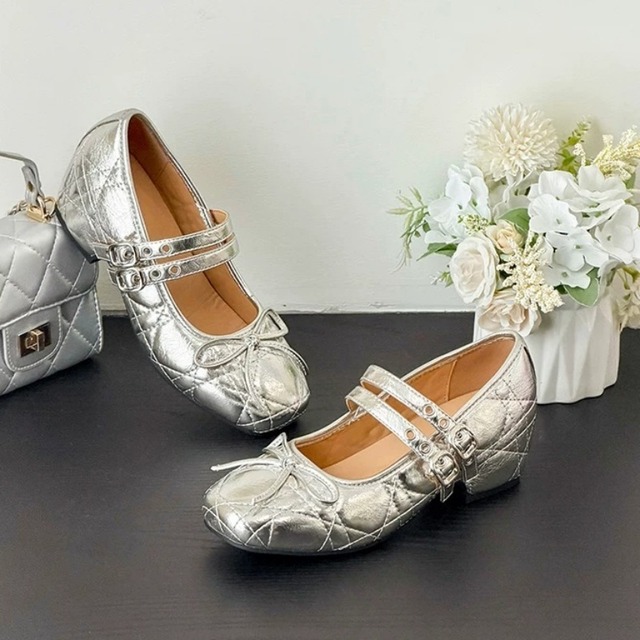 Double strap square pumps　M1359