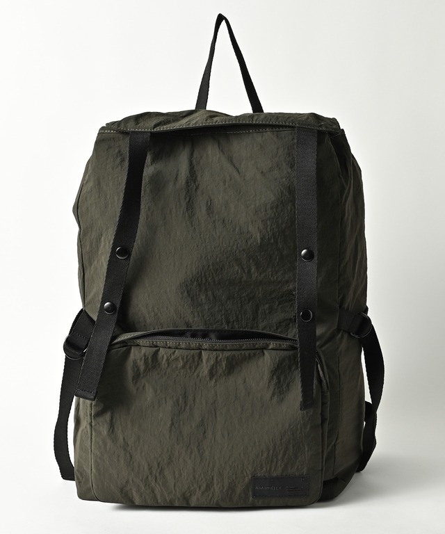 ADAM PATEK double pockets drawstring backpack (BLK) AP2519035