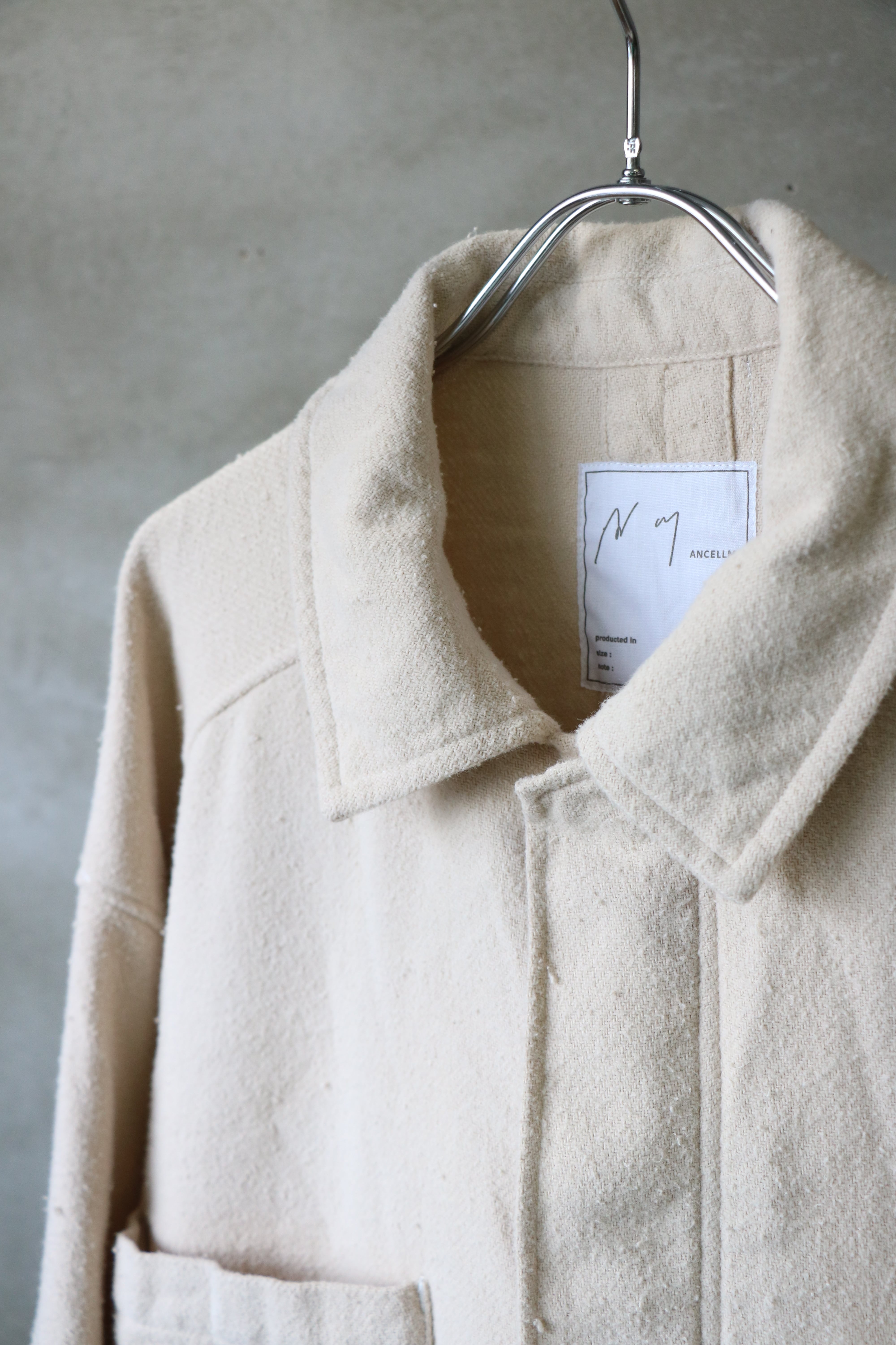 Ancellm / PILLING SHIRT JACKET / ANC-SH41 / アンセルム Ancellm / PILLING SHIRT JACKET / ANC-SH41 / アンセルム