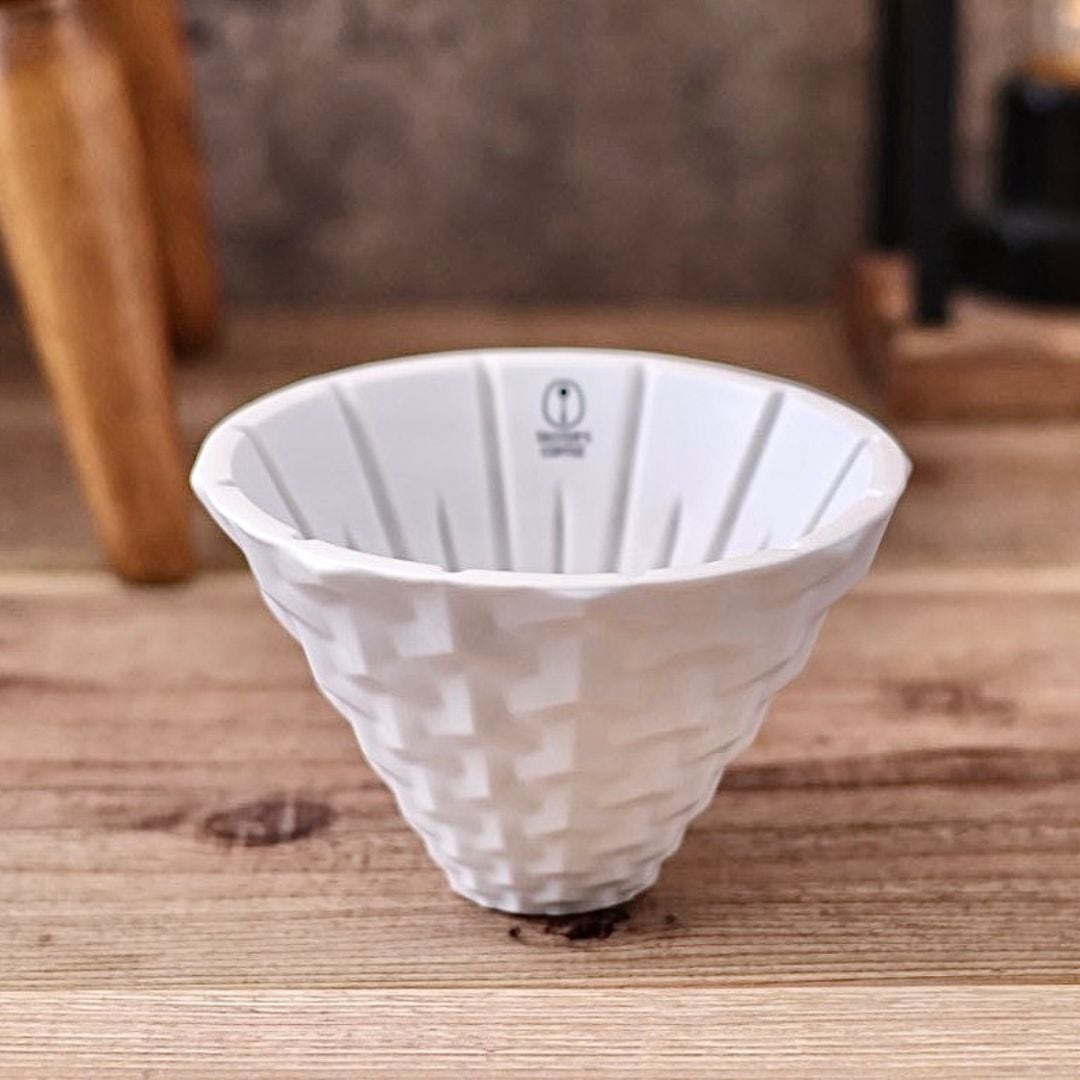 TASTERS COFFEE CT62 Coffee Dripper White | COFFEE LAB KOMAMEYA