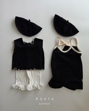 【取寄/韓国直送】Aosta 26/SM リブワンピース｜夏服｜韓国子供服