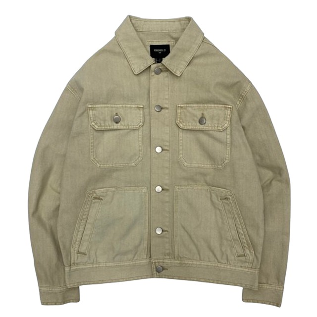 Canvas work jacket 21272
