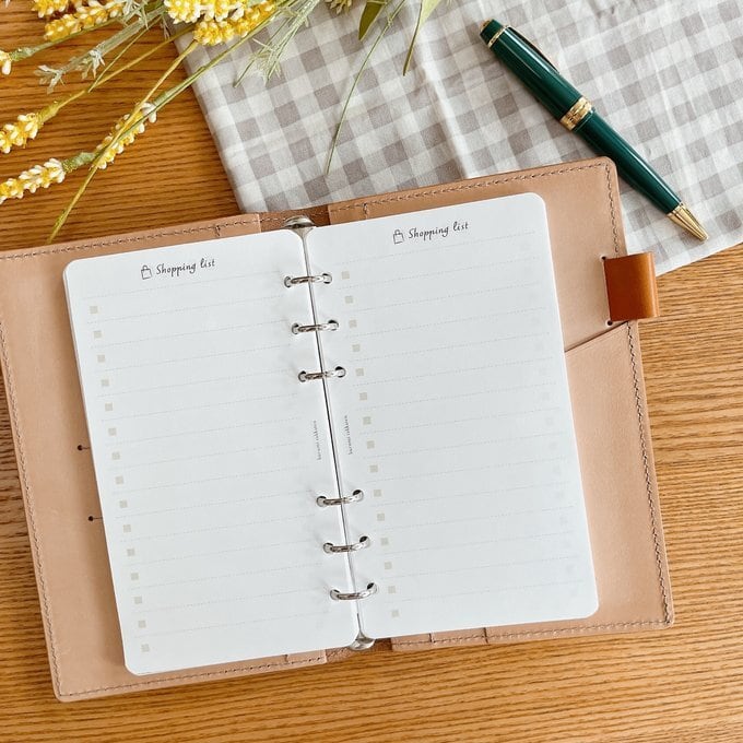 バイブルサイズ/お買い物リストリフィル