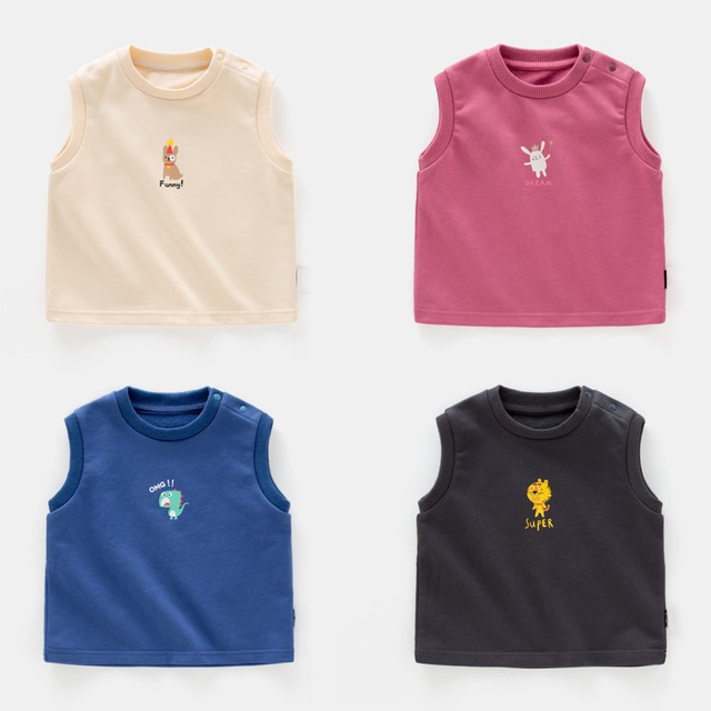 ポリ0.1新しい赤ちゃんのベスト春と秋のアウタープルオーバーベスト子供ベストベビージャケット新生児 Duduベイビー7749171035