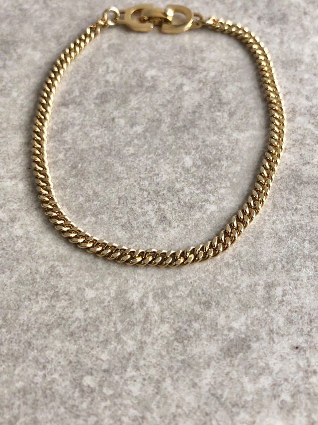 Christian Dior クリスチャン ディオール ブレスレット ゴールド 喜平 vintage ヴィンテージ オールド t74wam