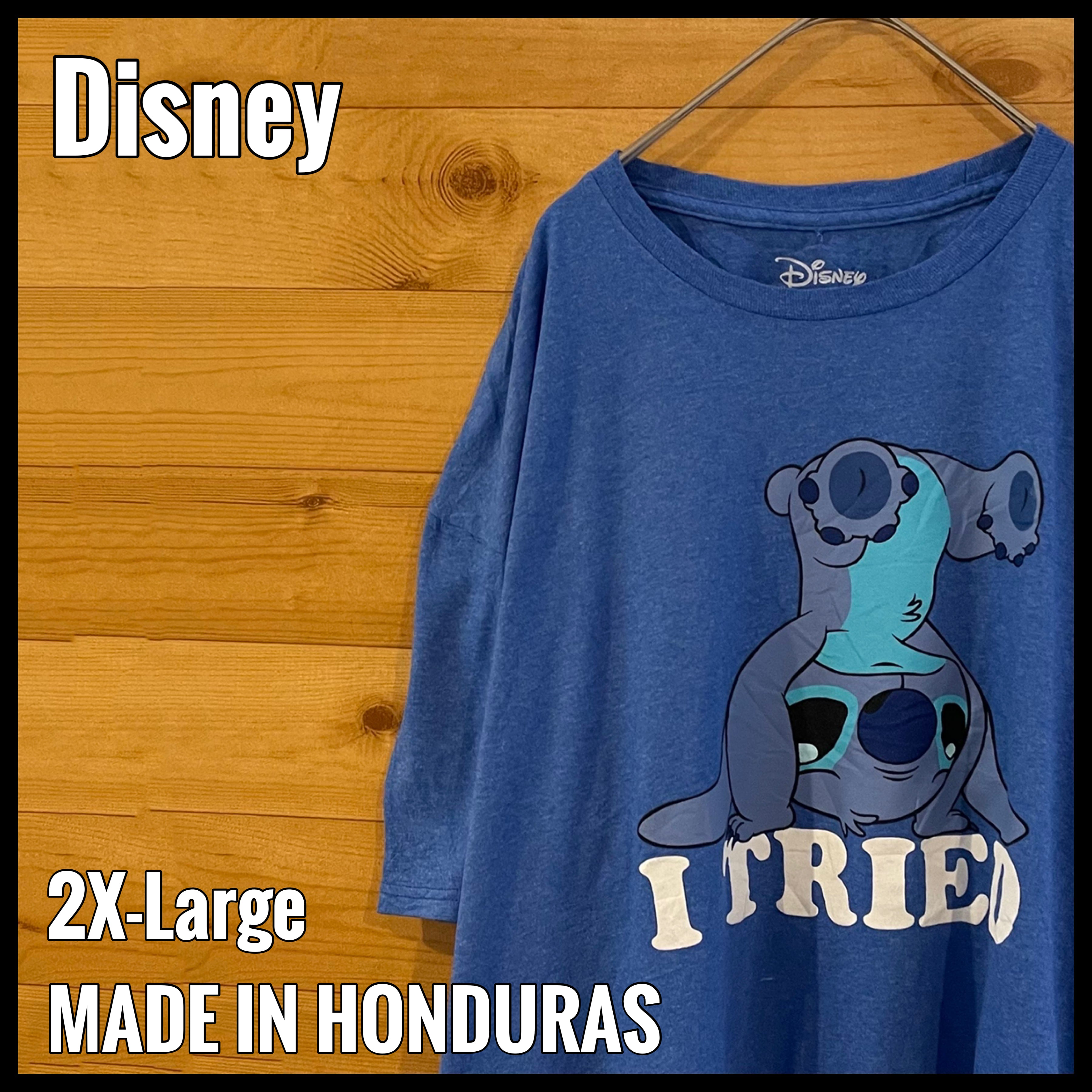 ビッグサイズ Disneyland ディズニー グーフィー両面プリントTシャツ