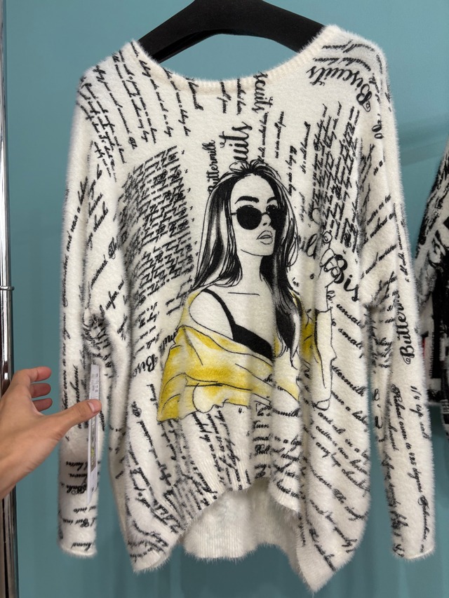 marc バイカラーハーフリブジップニット　552 25720