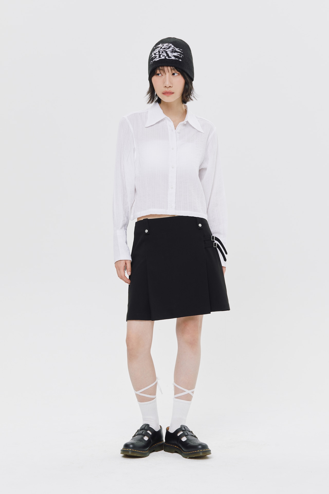 WINGED CUFFS SHIRT_WHITE