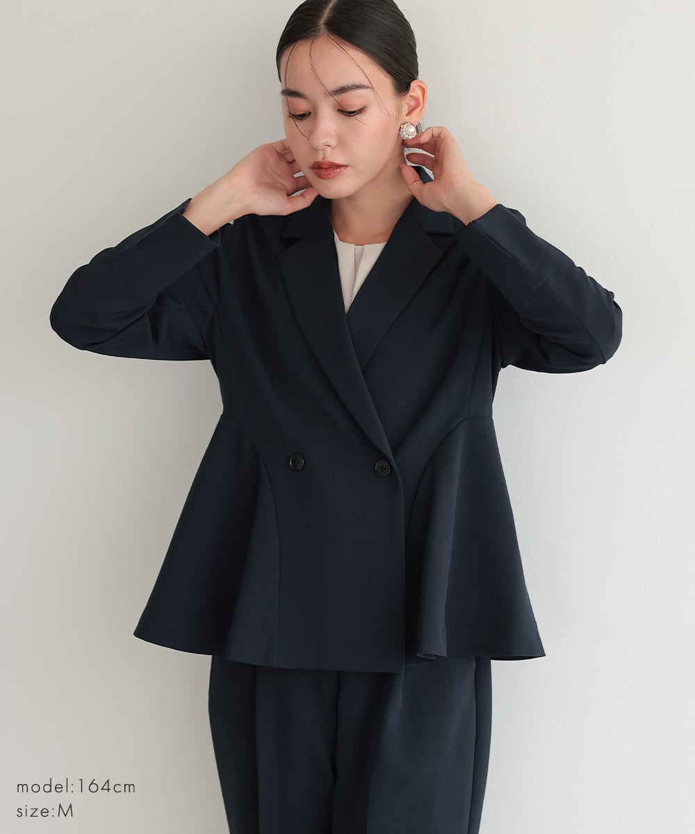 スーツ レディース セレモニースーツ 手洗いOK 2点セット ママスーツ