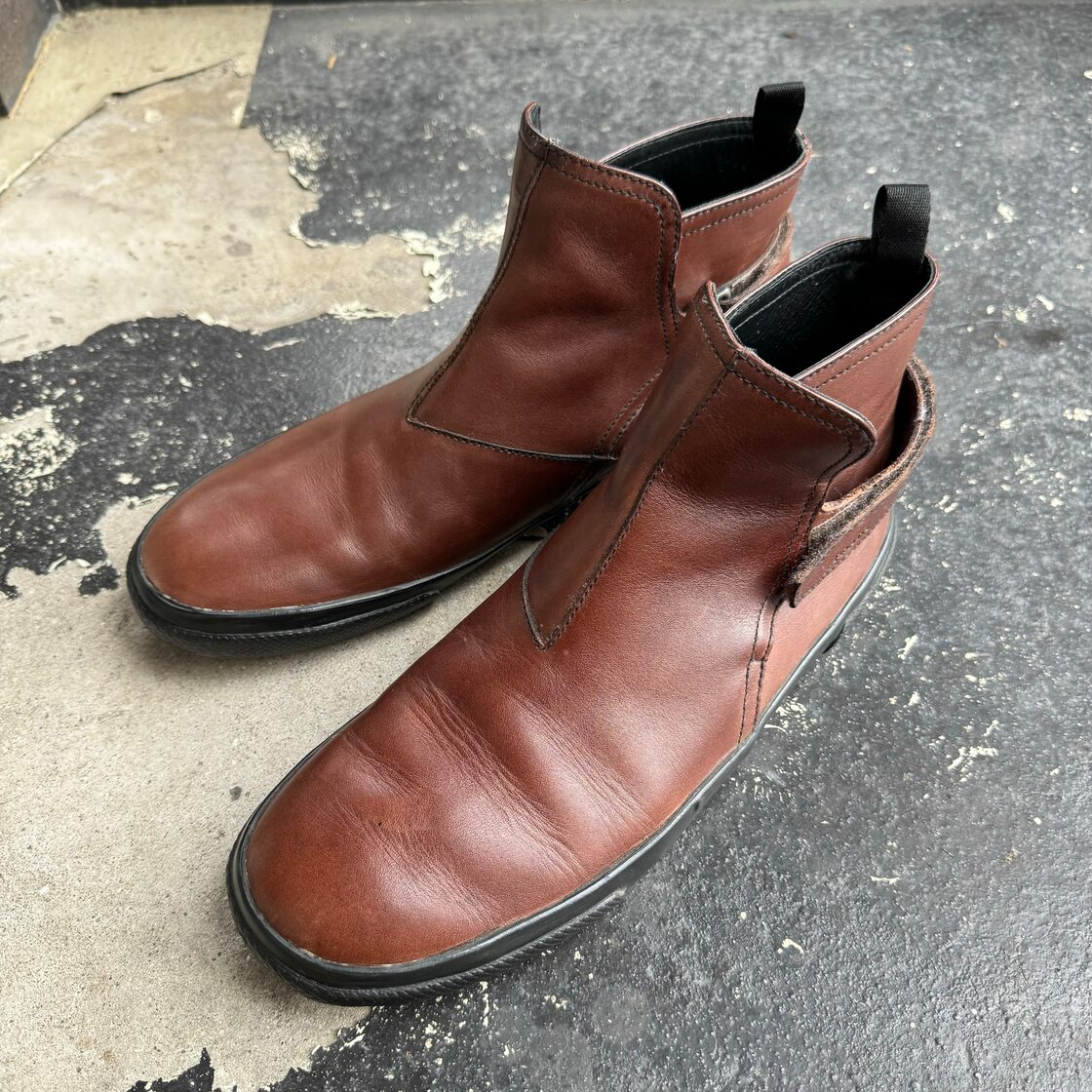 00s Prada Sport Leather Boots/ プラダスポーツ/ プラスポ/ レザー 