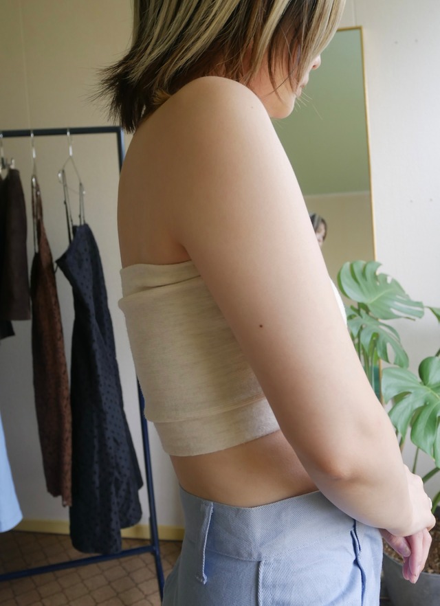 70s-80s Euro Vintage Knit Tube Top