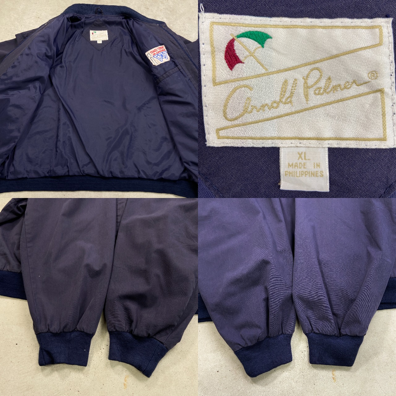 80年代 Arnold Palmer カップショルダー ダービージャケット メンズXL 
