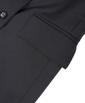 【先行予約販売】パッチ＆ペイントテーラードジャケット (BLACK×WHITE)　CQ-47040