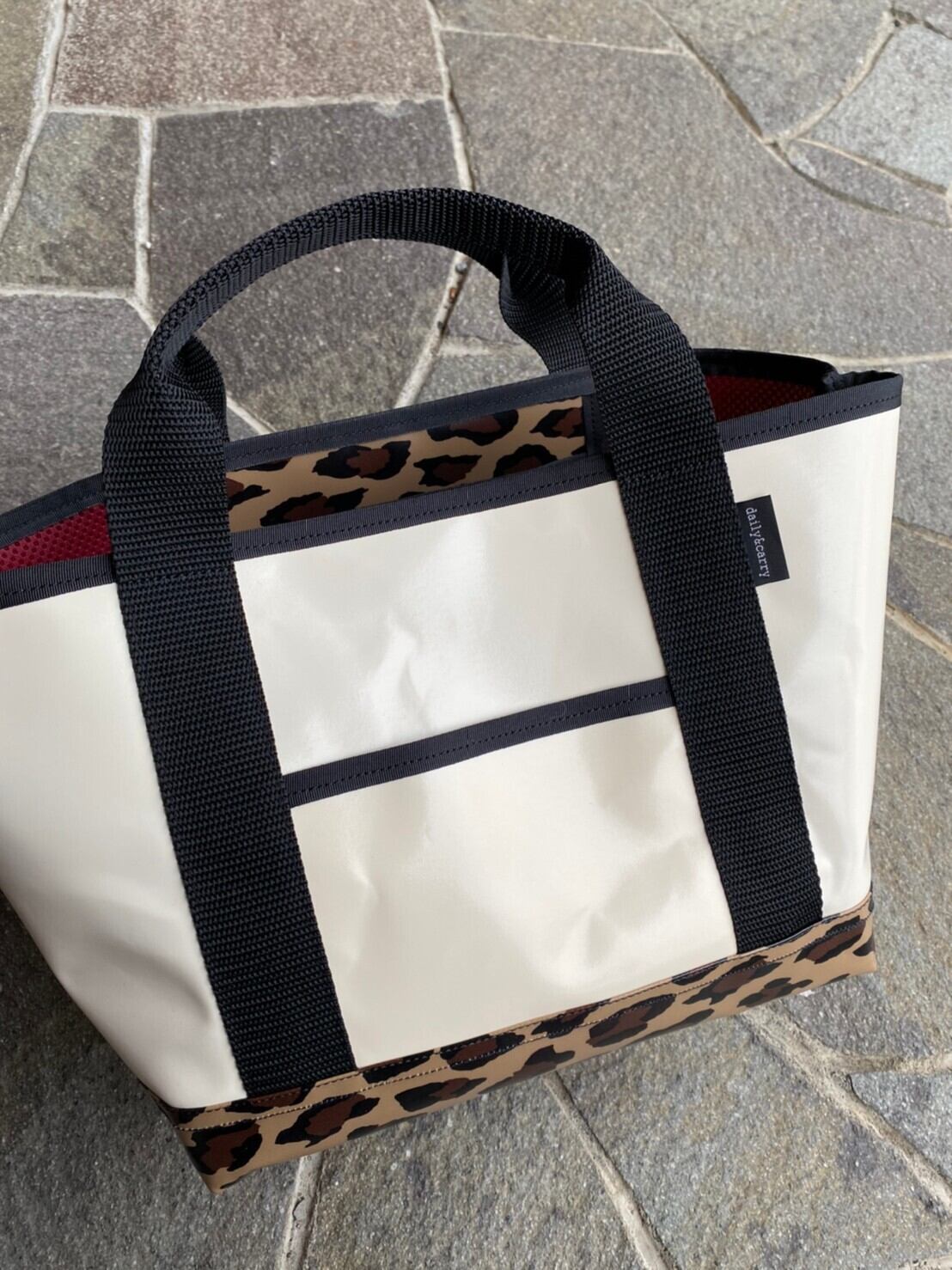 トートバッグ S （アイボリーテント生地+テント生地） | 株式会社もちひさ