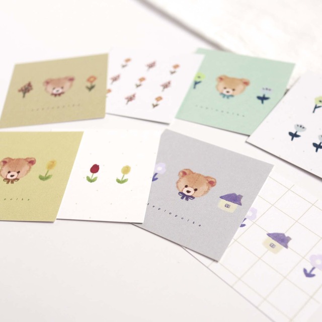 くまのましかくミニカード