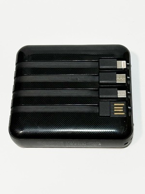 モバイルバッテリー 大容量 15000mAh ケーブル内蔵 同時充電 スマホ 充電器 急速充電 iPhone Android パワーバンク