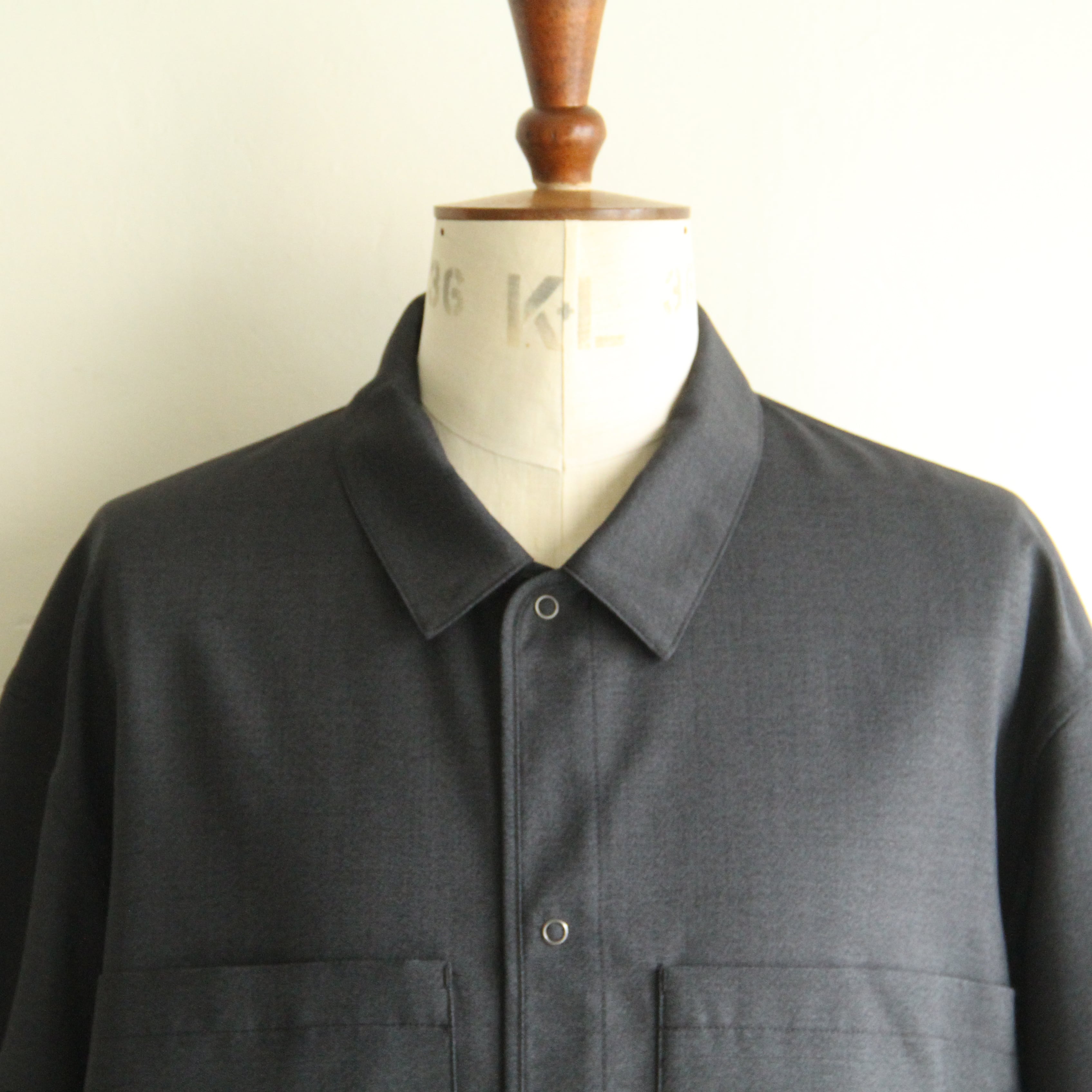 STILL BY HAND 【 mens 】Double pocket shirt jacket | Terminal