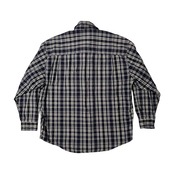 90s Eddie Bauer エディーバウアー 白タグ チェック柄 オックスフォード シャツ ジャケット L /メンズ/ビンテージ/メタルボタン