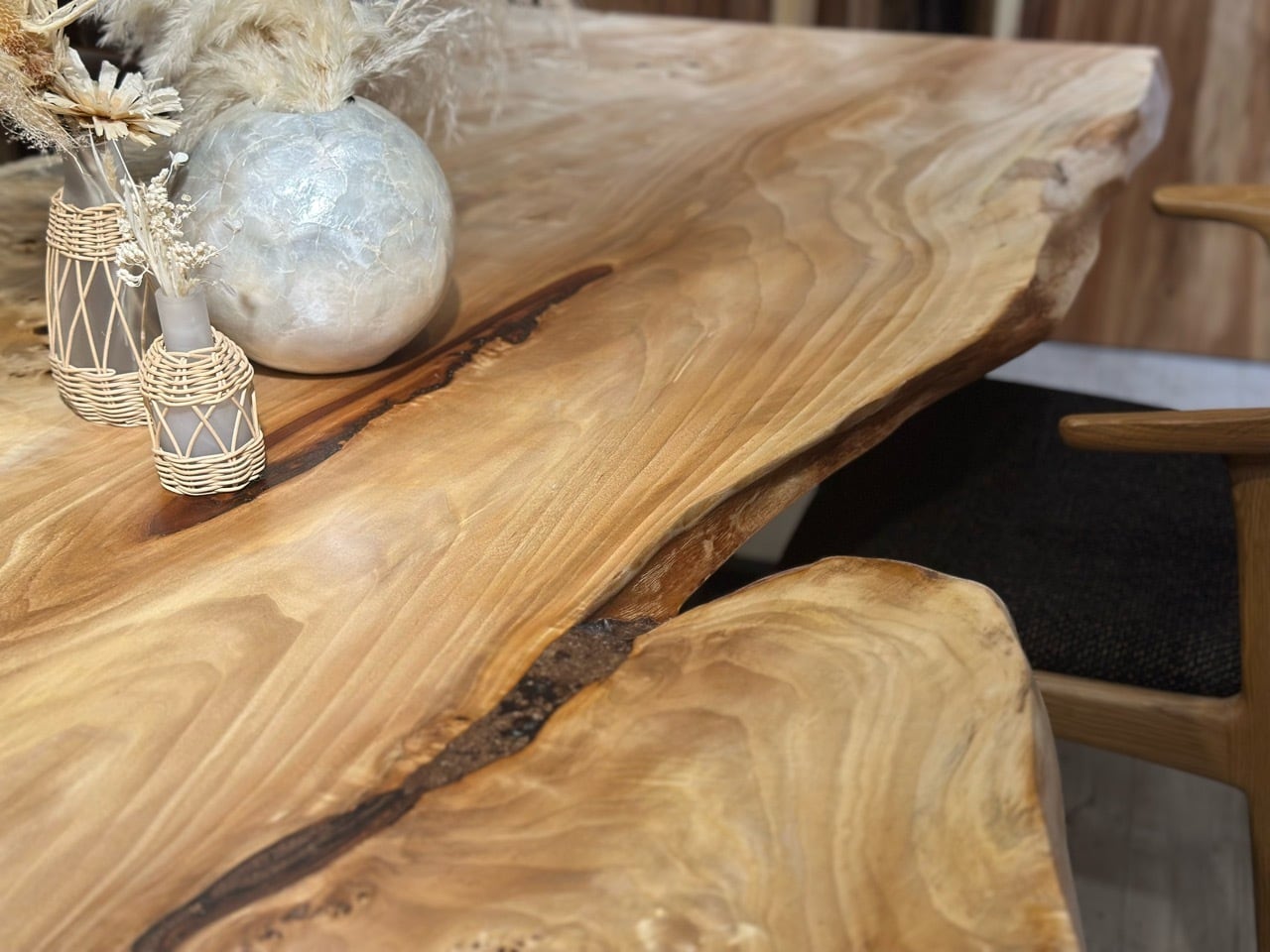 ポプラ_2200×1050-890-940×50_浅草本店_テーブル天板/一枚板 242348