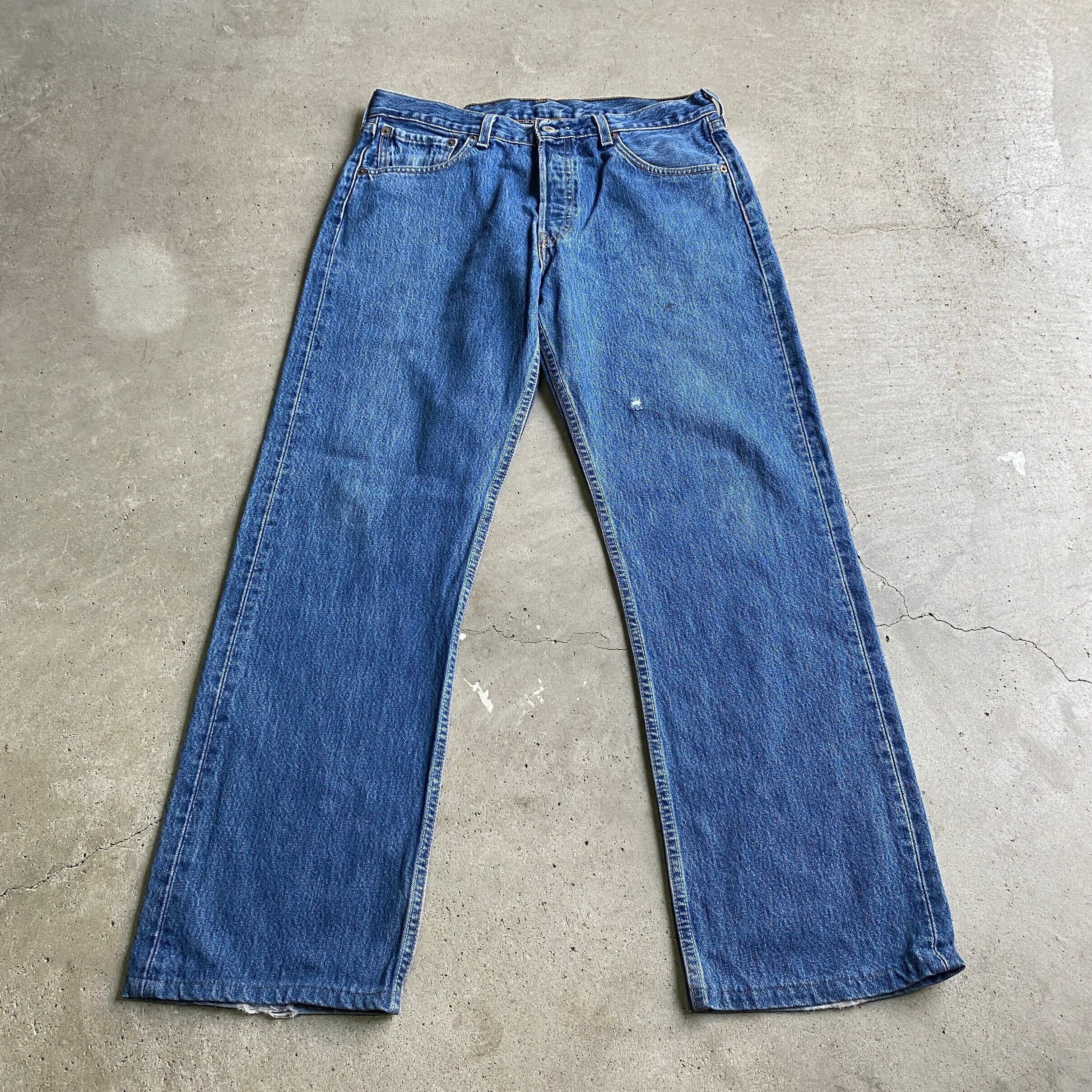 ナチュラルネイビー LEVI'S 501 ユーロリーバイス 501 W33 L36
