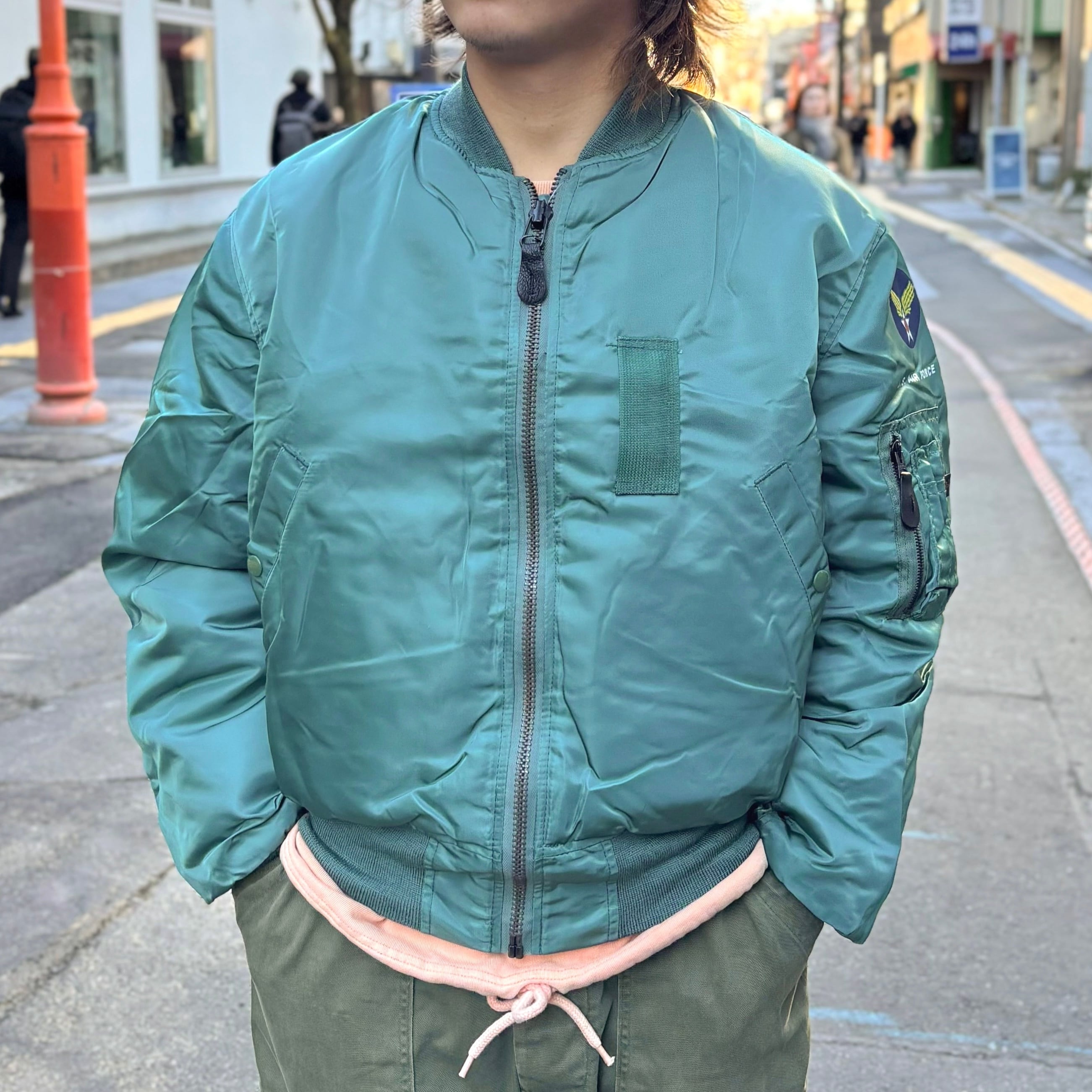 DEADSTOCK 90's CONCORD made by Alpha Industries Vintage MA-1