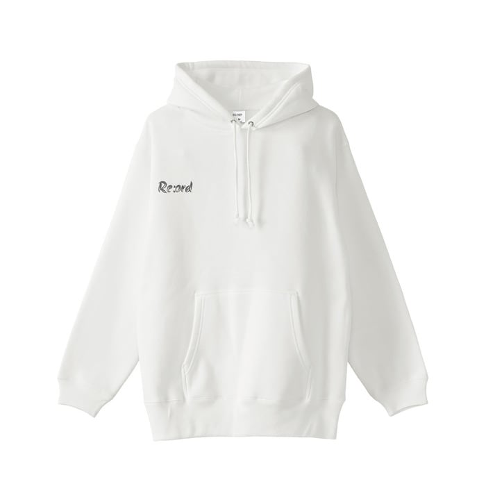 美品　Independent フード付きパーカー ホワイト　サイズL 0d3d7b0a7ade056eeacee02752885e